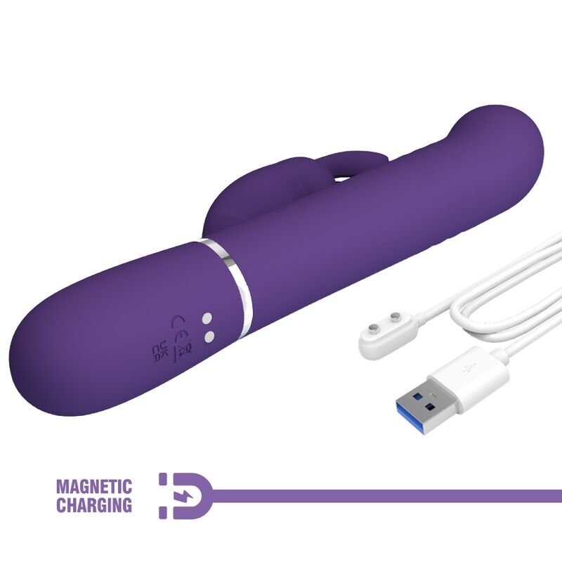 PRETTY LOVE COALE VIBRADOR COELHO 4 EM 1 ROXO