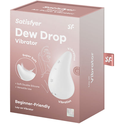 SATISFYER DEW DROP VIBRADOR LAY ON BLANCO