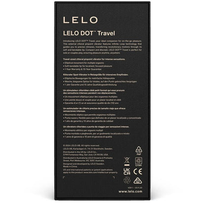 LELO ESTIMULADOR DE CLIToRIS DOT TRAVEL ROXO