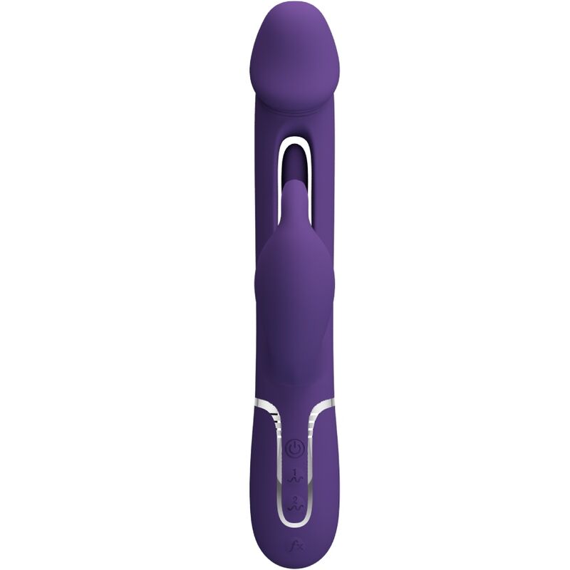 PRETTY LOVE VIBRADOR COELHO DEJON 3 EM 1 MULTIFUNO AQUA VERDE