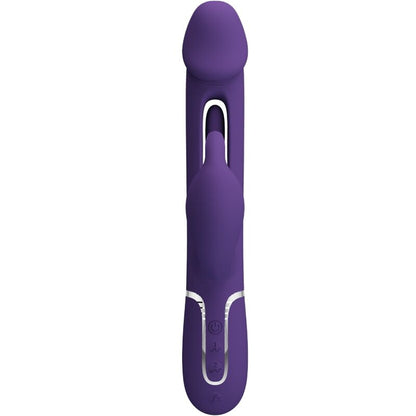 PRETTY LOVE VIBRADOR COELHO DEJON 3 EM 1 MULTIFUNO AQUA VERDE