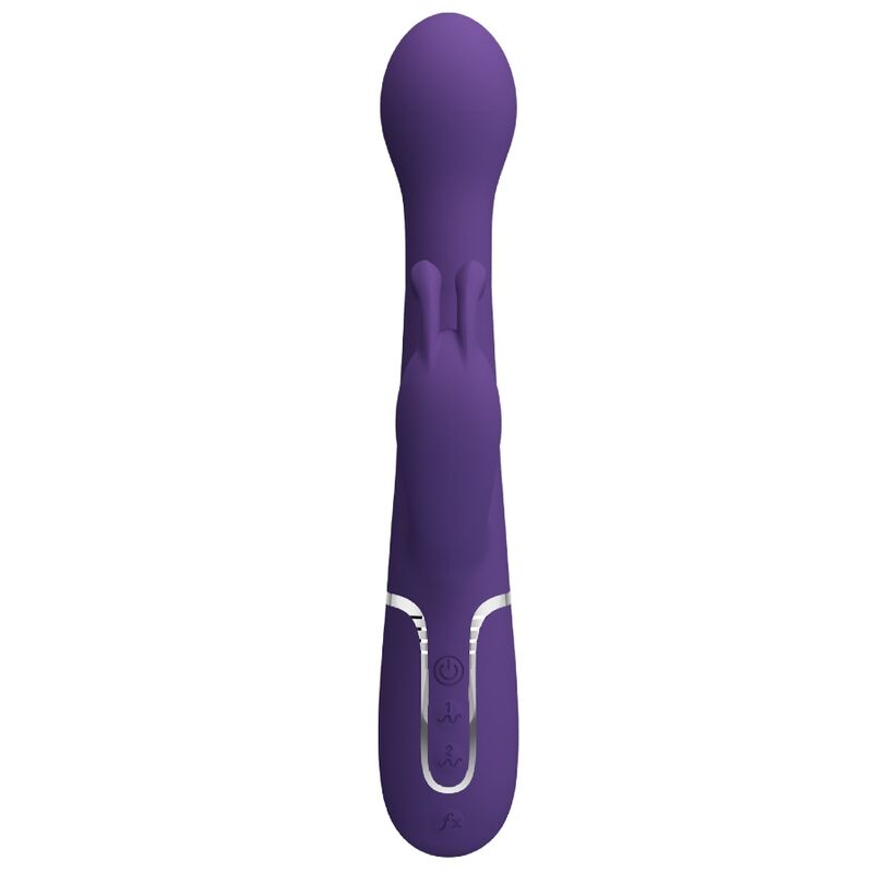 PRETTY LOVE VIBRADOR COELHO DEJON 3 EM 1 MULTIFUNO ROXO