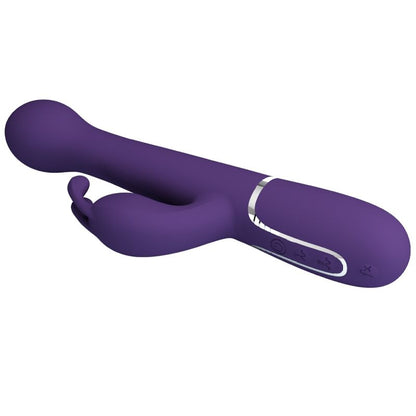 PRETTY LOVE VIBRADOR COELHO DEJON 3 EM 1 MULTIFUNO ROXO