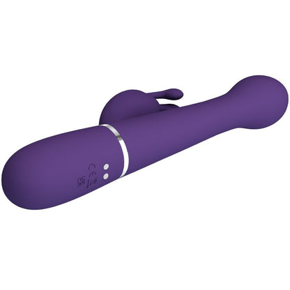 PRETTY LOVE VIBRADOR COELHO DEJON 3 EM 1 MULTIFUNO ROXO