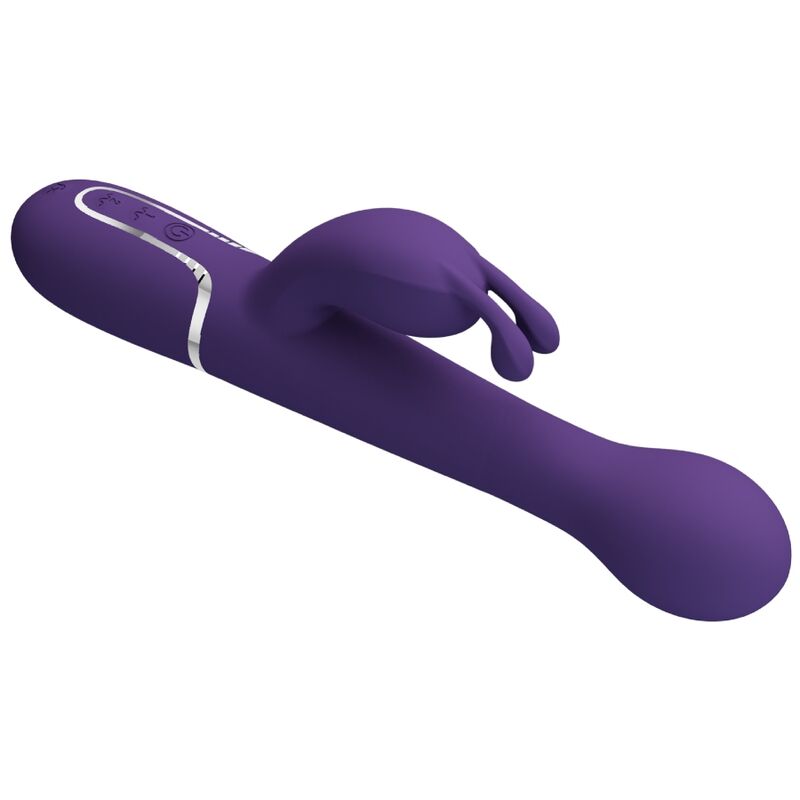 PRETTY LOVE VIBRADOR COELHO DEJON 3 EM 1 MULTIFUNO ROXO