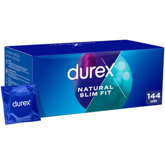 DUREX NATURAL SLIM FIT BaSICO 144 UNIDADES