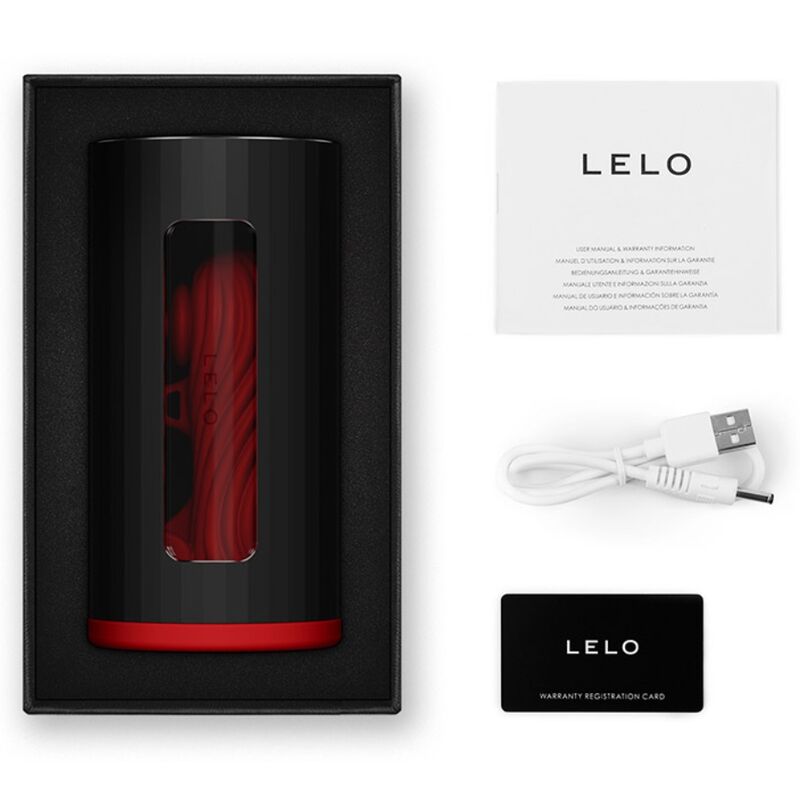 LELO MASTURBADOR MASCULINO F1S V3 VERMELHO