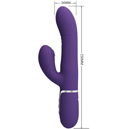 PRETTY LOVE VIBRADOR MULTIFUNyaO G SPOT ROXO