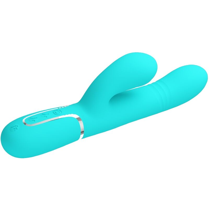 PRETTY LOVE VIBRADOR MULTIFUNyaO G SPOT AQUA VERDE