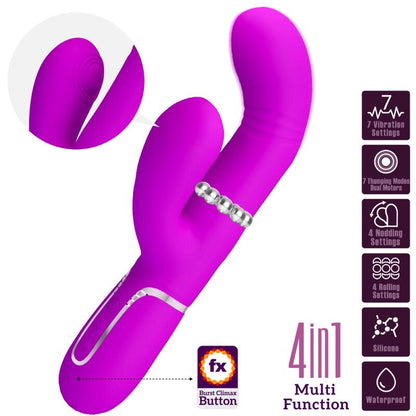 PRETTY LOVE VIBRADOR MULTIFUNyaO G SPOT FuCSIA