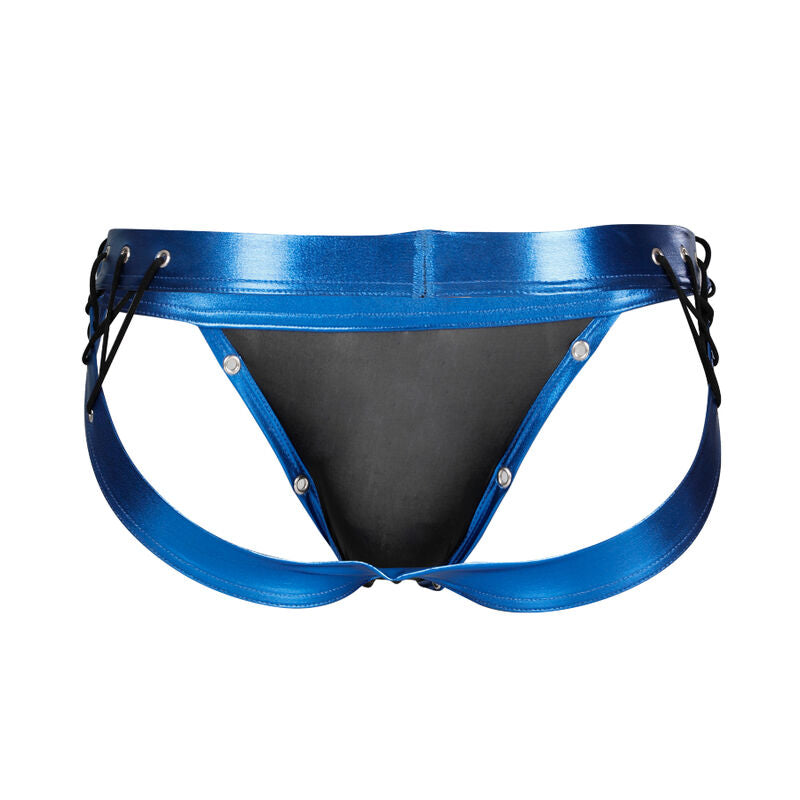 CUT4MEN JOCKSTRAP DESIRE BLUE COURO XL