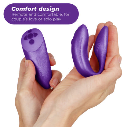 WE VIBE VIBRADOR CHORUS PARA CASAIS COM LILAC SQUEEZE CONTROL