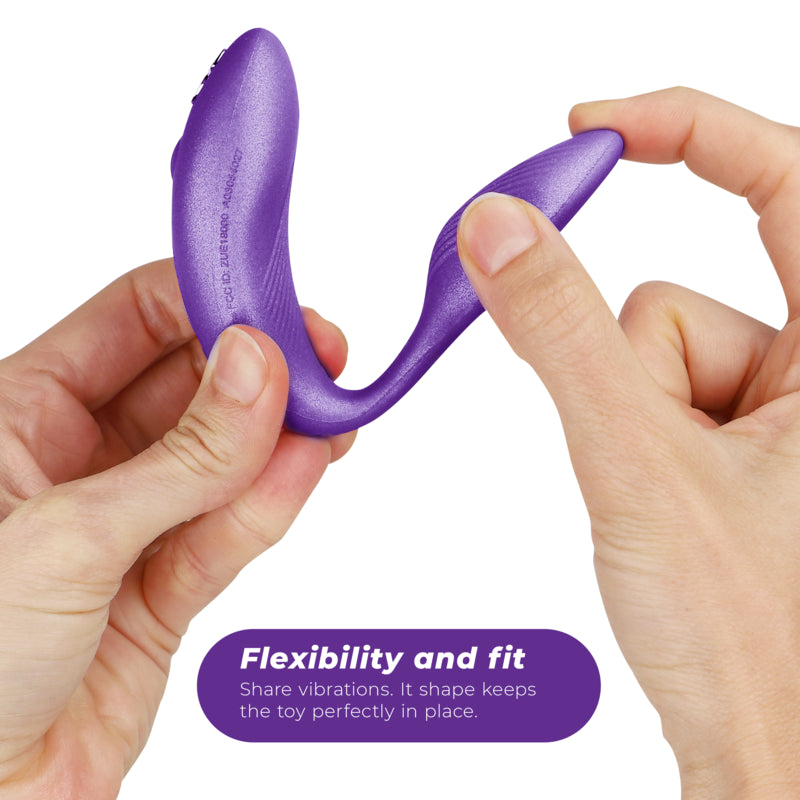 WE VIBE VIBRADOR CHORUS PARA CASAIS COM LILAC SQUEEZE CONTROL