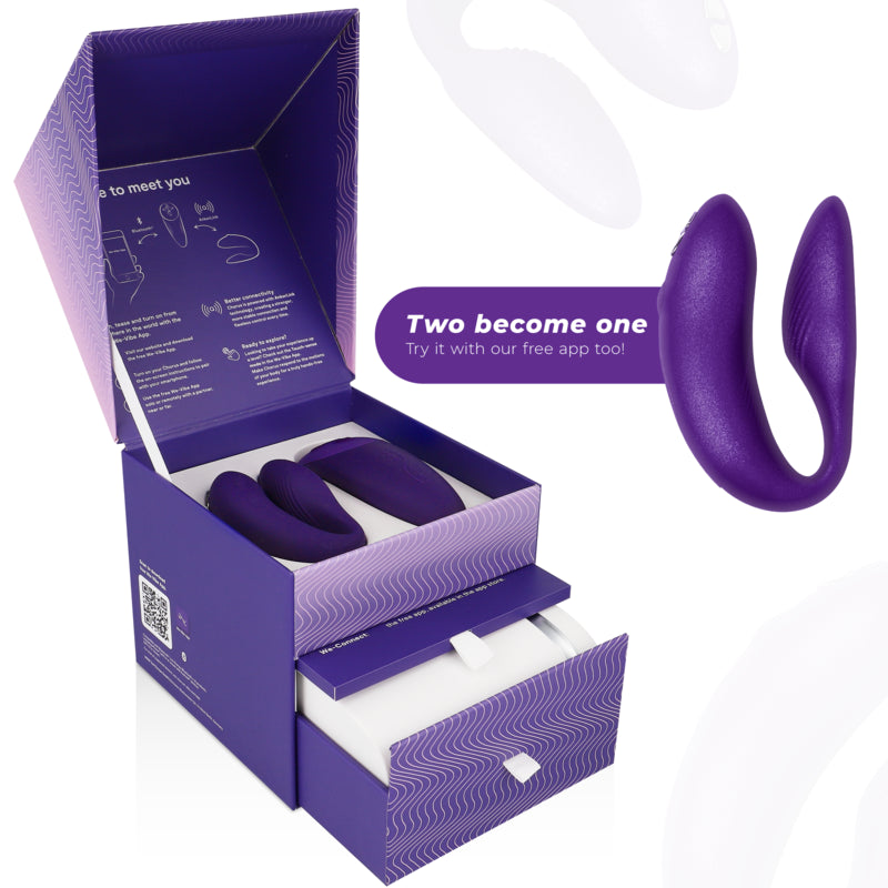 WE VIBE VIBRADOR CHORUS PARA CASAIS COM LILAC SQUEEZE CONTROL