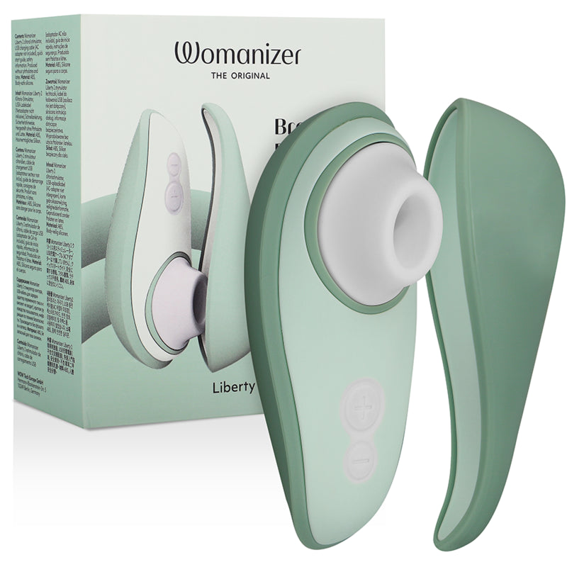 WOMANIZER LIBERTY 2 ESTIMULADOR DE CLITORIS SUCKER VERDE CLARO