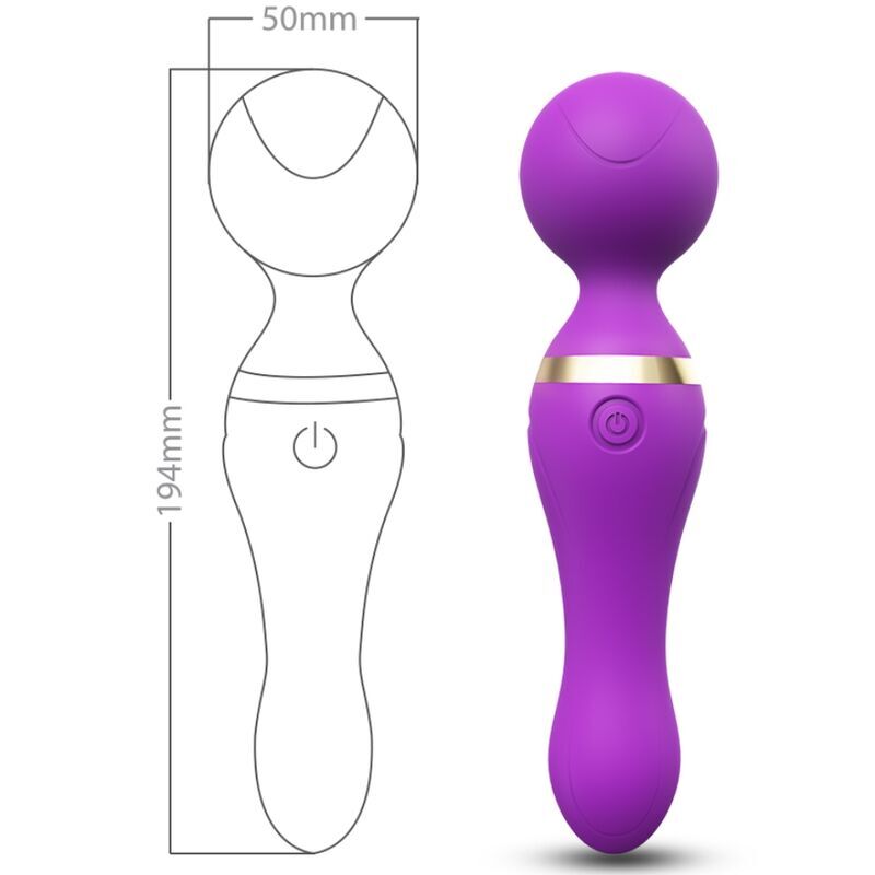 ARMONY MASSAGER E VIBRADOR FREEZA CABEyA SUPER FLEXiVEL ROXO