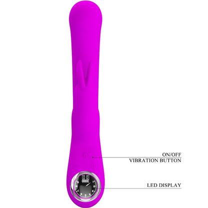 PRETTY LOVE SKYLAR VIBRADOR ESTIMULADOR ROXO