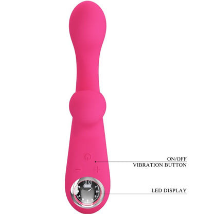 PRETTY LOVE SKYLAR VIBRADOR ESTIMULADOR ROSA