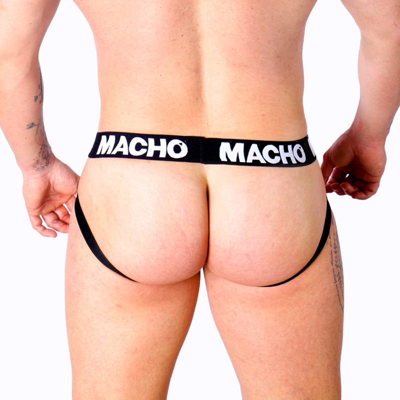 MACHO MX27GR JOCK COURO CINZA BEGE S