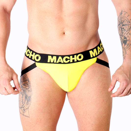 MACHO MX25A JOCK LYCRA AMARELO S