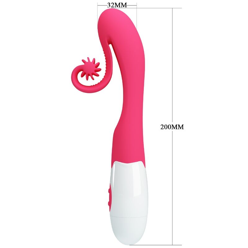 ROMANCE VIBRADOR E ESTIMULADOR 30 VELOCIDADES COR DE ROSA