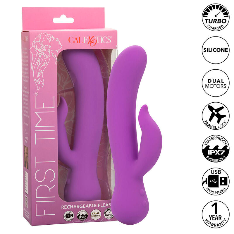 CALEXOTICS FIRST TIME VIBRADOR PLEASER RECARREGaVEL ROXO