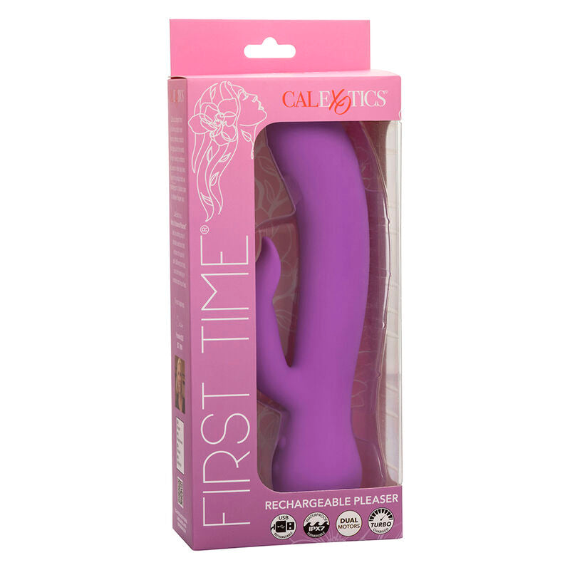 CALEXOTICS FIRST TIME VIBRADOR PLEASER RECARREGaVEL ROXO