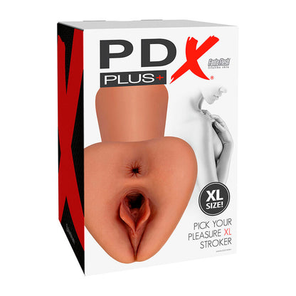 PDX PLUS PICK YOUR PLEASURE XL REALISTA STROKER MARROM