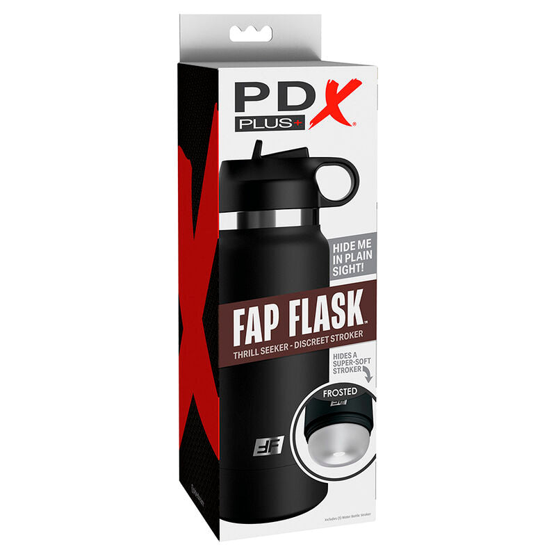 PDX PLUS FAP FLASK DISCRETO STROKER CLEAR MODELO 1