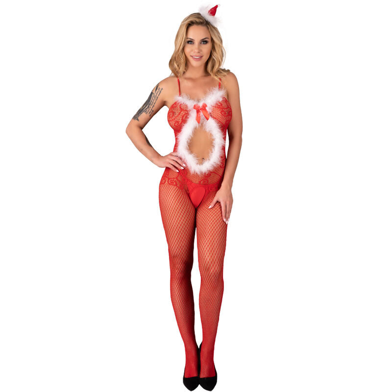 LIVCO CORSETTI FASHION MAGALI LC 17178 BODYSTOCKING CROTCHLESS NATAL TAMANHO aNICO