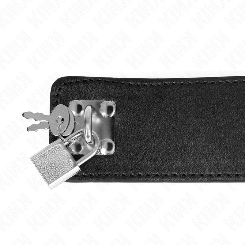 KINK COLAR COM CINTO 65 CM COM ALaA LARGA PRETA AJUSTaVEL 335 41 CM X 5 CM