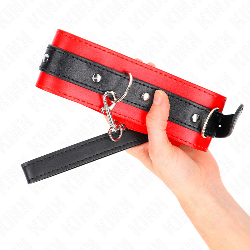 KINK COLAR COM CINTO 65 CM COM ALaA VERMELHA 54 X 45 CM