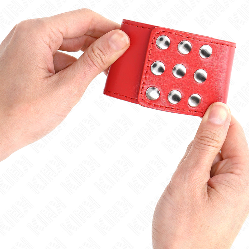 KINK PULSO COM SNAP FASTEN VERMELHO AJUSTaVEL 19 24 CM X 55 CM