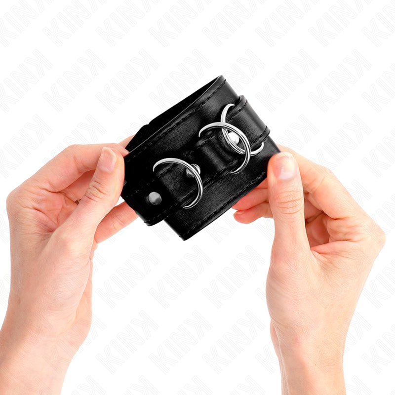 KINK 3 RETENaaES DE PULSO D RING AJUSTaVEIS PRETO 175 25 CM X 6 CM