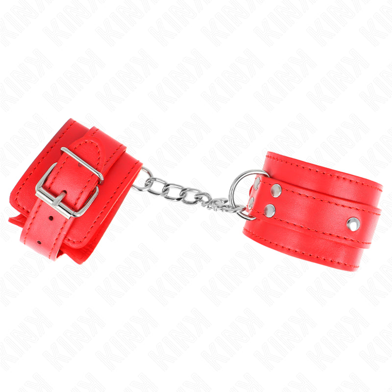 KINK 3 RETENaaES DE PULSO D RING AJUSTaVEIS VERMELHO 175 25 CM X 6 CM