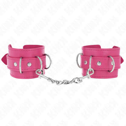 KINK 3 RETENaaES DE PULSO D RING AJUSTaVEIS ROSA 175 25 CM X 6 CM