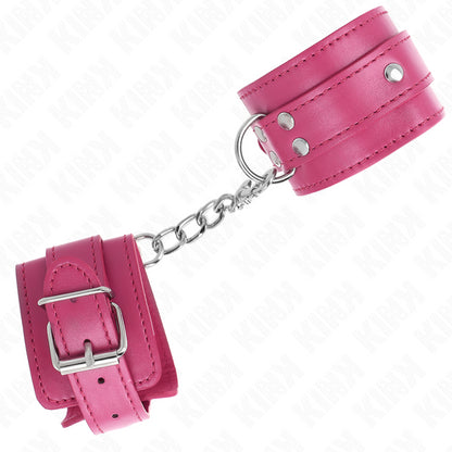KINK 3 RETENaaES DE PULSO D RING AJUSTaVEIS ROSA 175 25 CM X 6 CM