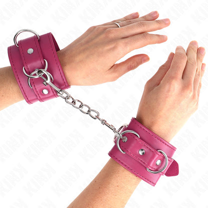KINK 3 RETENaaES DE PULSO D RING AJUSTaVEIS ROSA 175 25 CM X 6 CM