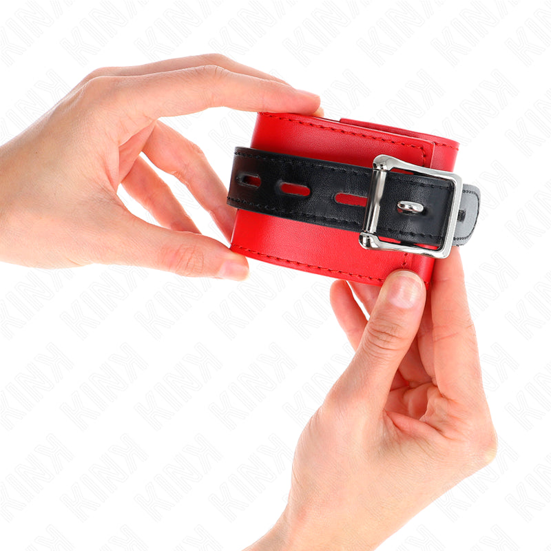 KINK PULSO VERMELHO COM CINTO PRETO AJUSTaVEL 17 28 CM X 6 CM