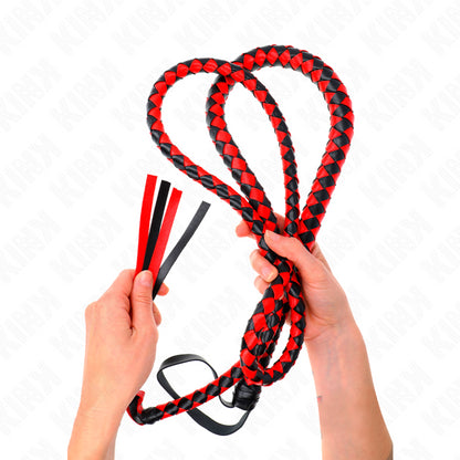 KINK CHICOTE DE SERPENTE LONGO VERMELHO 210 CM