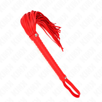 KINK CHICOTE COM CABO TEXTURADO VERMELHO 485 CM