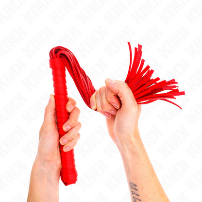 KINK CHICOTE COM CABO TEXTURADO VERMELHO 485 CM