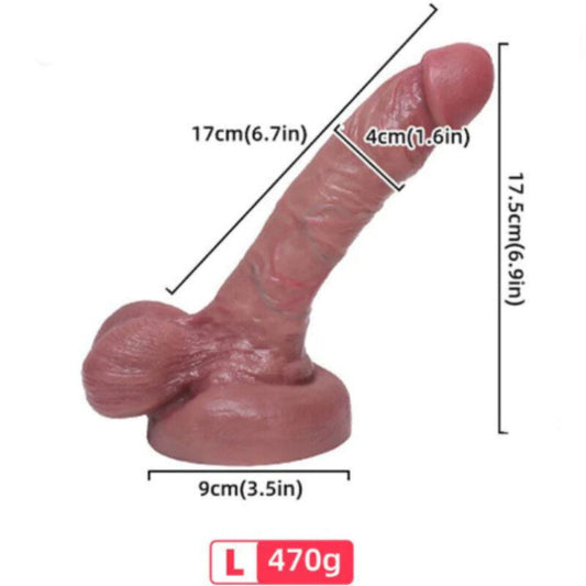 ARMONY DILDO SILICONE LaQUIDO REALaSTICO 17 CM