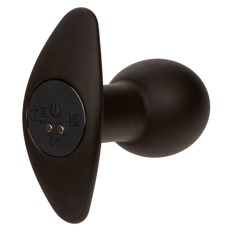 CALEXOTICS ROCK BOTTOM PLUG ANAL 10 VIBRAaaES SILICONE PRETO