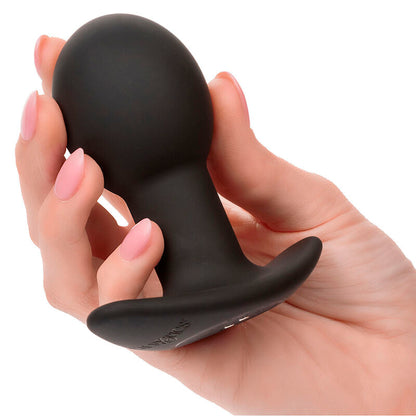 CALEXOTICS ROCK BOTTOM PLUG ANAL 10 VIBRAaaES SILICONE PRETO