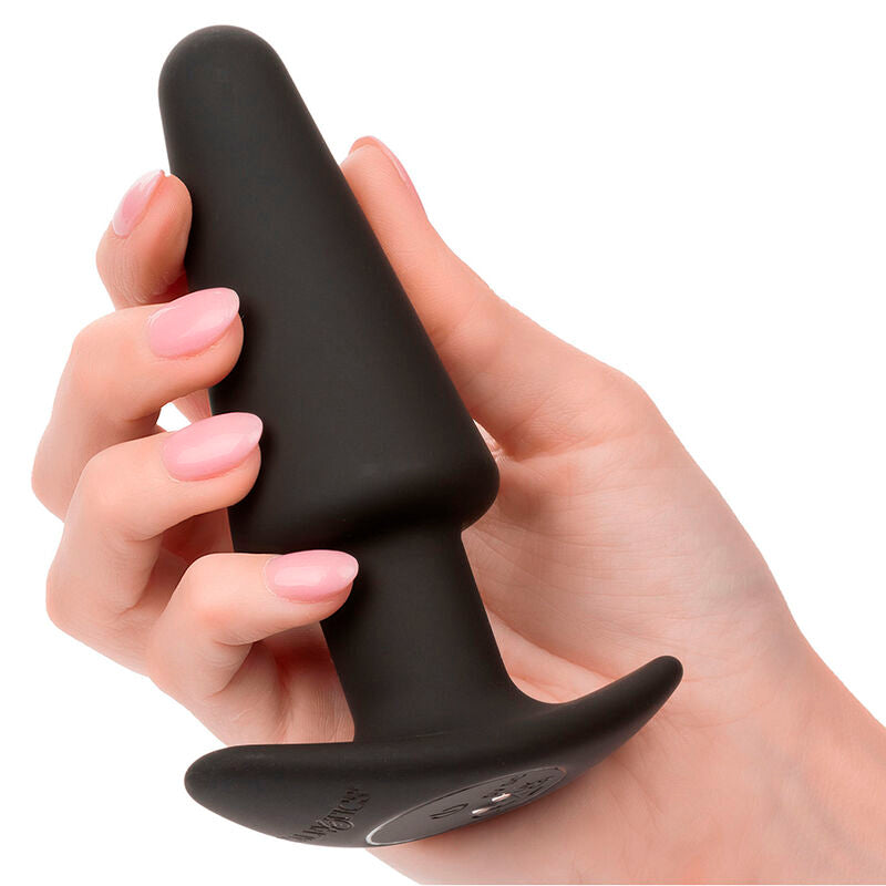 CALEXOTICS ROCK BOTTOM PLUG ANAL CaNICO 10 VIBRAaaES SILICONE PRETO