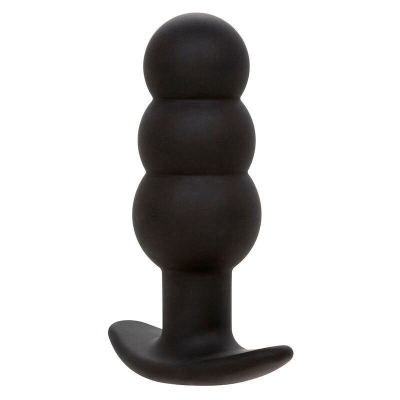 CALEXOTICS ROCK BOTTOM PLUG ANAL COM ESFERAS 10 VIBRAaaES SILICONE PRETO