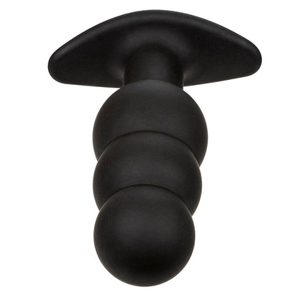 CALEXOTICS ROCK BOTTOM PLUG ANAL COM ESFERAS 10 VIBRAaaES SILICONE PRETO