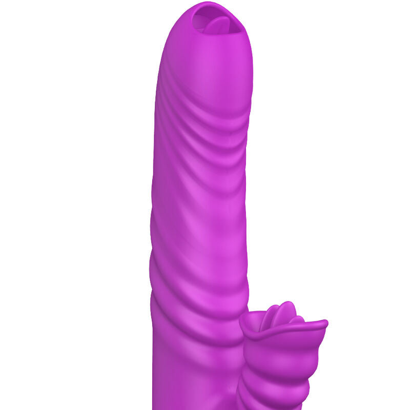 ARMONY ANGELIA VIBRADOR MULTIFUNO LaNGUA DUPLA EFEITO DE CALOR VIOLETA