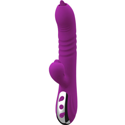 ARMONY FAIRY MULTIFUNO VIBRADOR DE LaNGUA DUPLA EFEITO DE CALOR VIOLETA